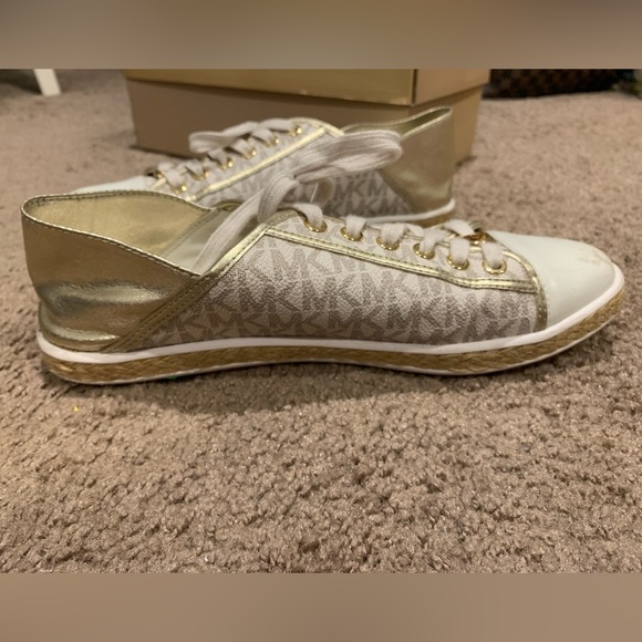 Michael Kors Logo Embellished Designer Sneakers - Picture 4 of 4
